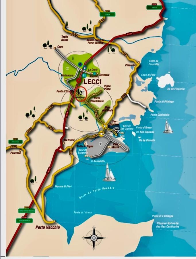 Villa Le Corail Rouge Corse Lecci Εξωτερικό φωτογραφία